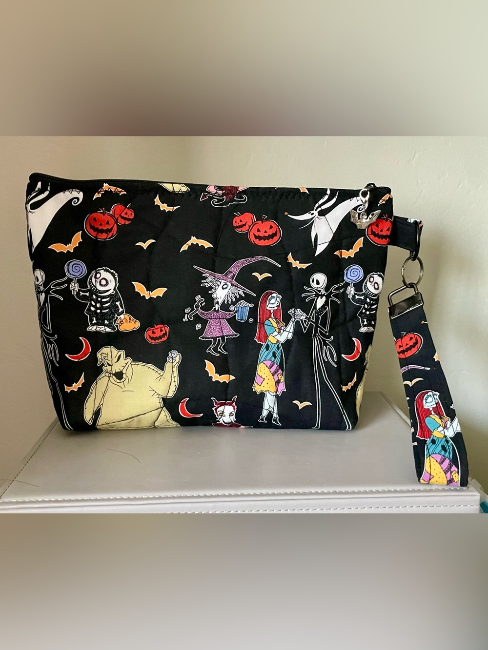 The nightmare before Christmas Black Halloween Wristlet Clutch